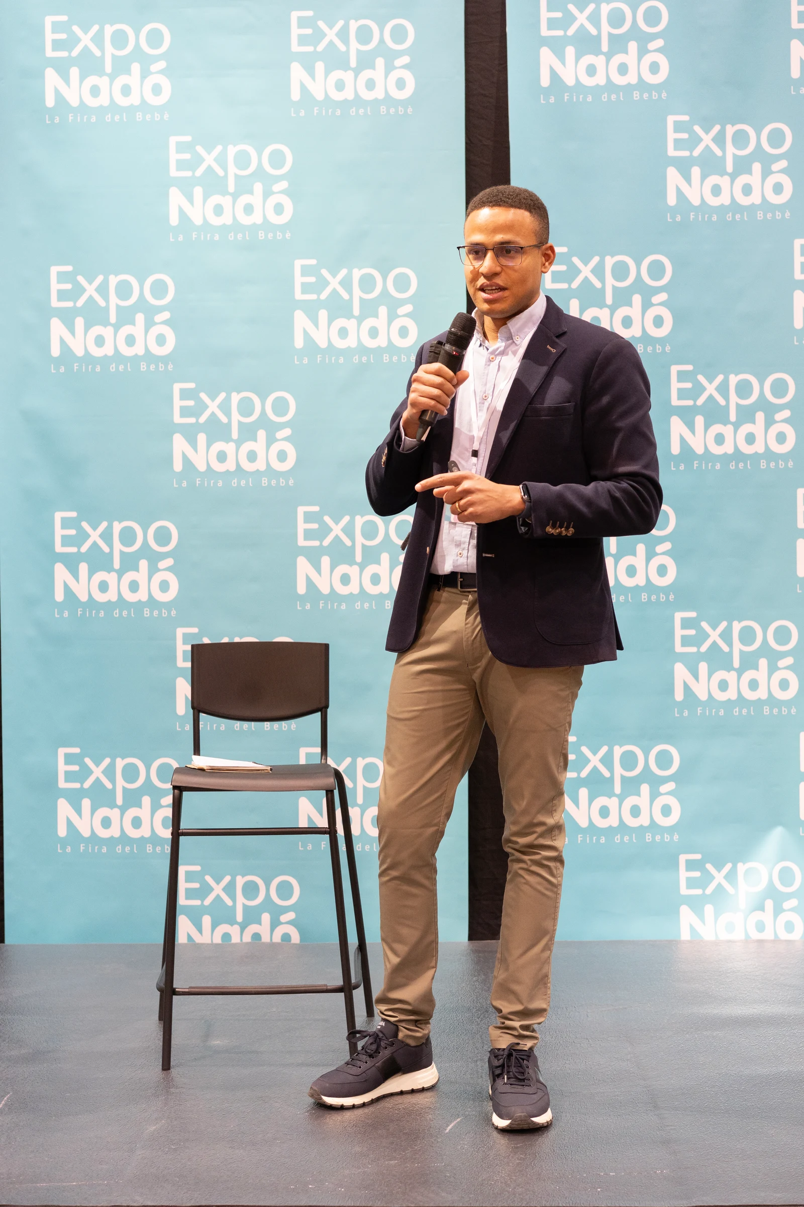 Germán Felpeto durante una intervención en ExpoNadó